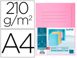 Classificador Cartolina com 3 Abas Exacompta Din A4 Impresa Rosa 210 gr