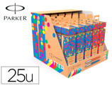 Esferográfica Parker Jotter Originals Cracker Expositor de 25 Unidades Sortidas