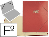Pasta Classificadora Saro Cartão Compacto Folio com 12 Departamentos Vermelha