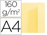Classificador Exacompta Din A4 Amarelo 160 gr com Aba Interior