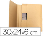 Caixa para Embalar Livro Q-connect Medidas 300x240x60 mm Espessura Cartão 3 mm