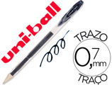 Esferográfica Uni-ball Roller um-120 Signo 0,7 mm Tinta Gel Cor Preto