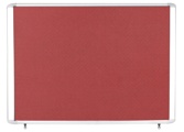 Vitrine Exterior 760x673mm Feltro Resistente às Intempéries Mastervision Vermelho