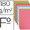Classificador Gio de Cartolina Folio Cores Pastel Sortidas 180 gr/m2 Embalagem de 50 Unidades