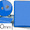 Carpeta Proyectos Pardo Folio Lomo 50 mm Carton Forrado Azul Con Broche