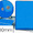 Carpeta Proyectos Pardo Folio Lomo 200 mm Carton Forrado Azul Con Broche