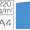 Classificador Exacompta Foldyne Din A4 Azul Escuro 250 gr