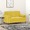 Sofá 2 Lugares C/ Almofadas Decorativas 120 cm Veludo Amarelo