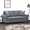 Sofá 2 Lug. C/ Almofadas Decorativas 140 cm Veludo Cinza-escuro