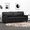 Sofá de 2 Lugares 140 cm Couro Artificial Preto