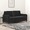 Sofá de 2 Lugares Veludo 140 cm Preto