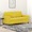 Sofá de 2 Lugares Veludo 140 cm Amarelo