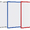 Quadro Branco 90x180cmCerâmica Magnético Moldura Plástico Vermelho