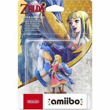 Figura Colecionável Amiibo The Legend Of Zelda: Skyward Sword Hd - Zelda & Loftwing