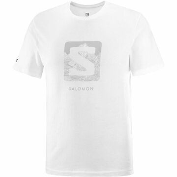 T-shirt de Desporto de Manga Curta Salomon Outlife Logo Branco XL