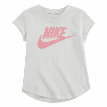 Camisola de Manga Curta Infantil Nike Futura Ss Branco 1 Ano