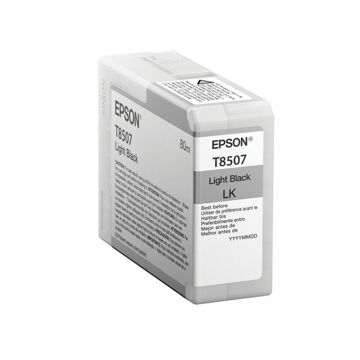 Tinteiro de Tinta Original Epson Singlepack Light Black T850700 Preto