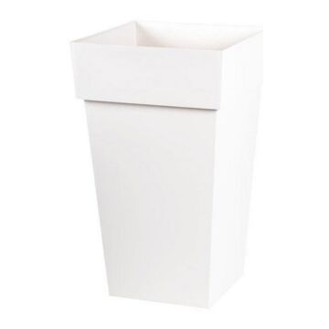 Vaso Eda Tuscan Quadrado Branco Polipropileno (39 X 39 X 65 cm)