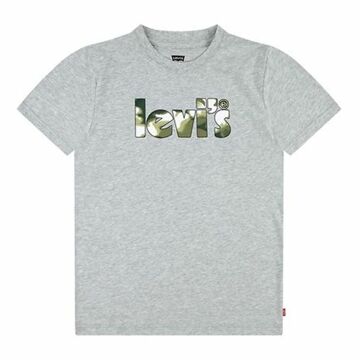 T-shirt Levi's Camo Poster Logo Gray 60731 Cinzento 10 Anos
