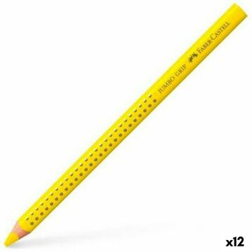 Lápis de Cores Faber-castell Amarelo (12 Unidades)