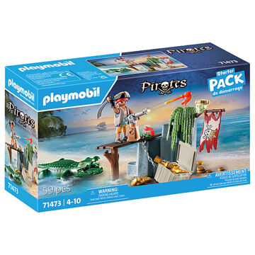 Playset Playmobil Crocodilo Pirata 59 Peças