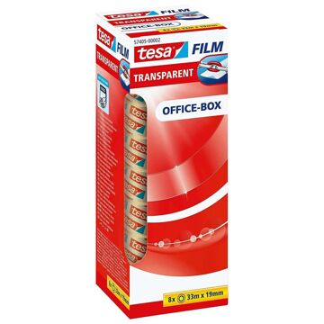 Fita Adesiva Tesa Office-box Transparente (19 X 33 mm) (8 Unidades)