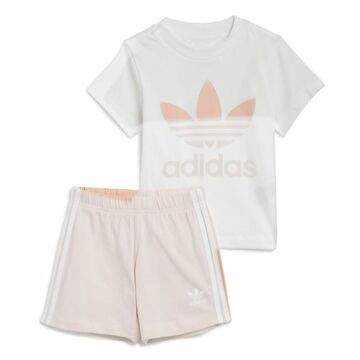 Conjunto Desportivo para Crianças Adidas Trifolio Branco 2-3 Anos
