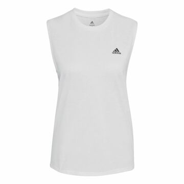 T-shirt para Mulher sem Mangas Adidas Muscle Run Icons Branco L