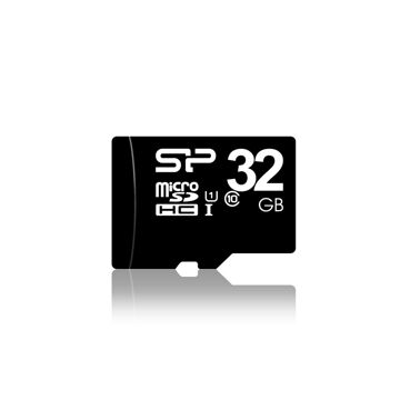 Cartão de Memória Micro Sd com Adaptador Silicon Power SP032GBSTH010V10SP Sdhc 32 GB