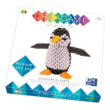 Jogo de Trabalhos Manuais Oxford Creagami 3D Pinguim