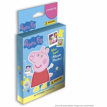 Pack de Cromos Peppa Pig Photo Album Panini 6 Sobrescritos