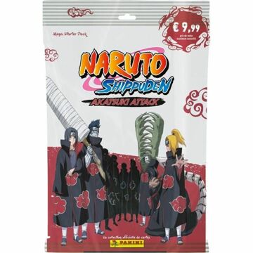 Conjunto de Cartas Colecionáveis Panini Naruto Shippuden: Akatsuki Attack