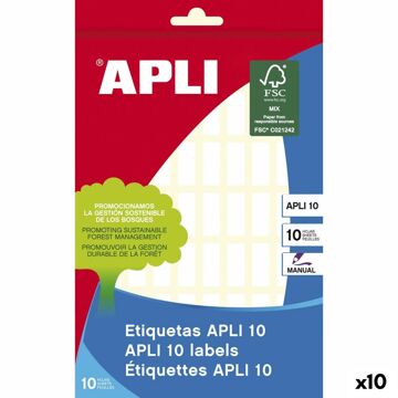Self Adhesive Labels Apli 8 X 20 mm Branco 10 Folhas (10 Unidades)