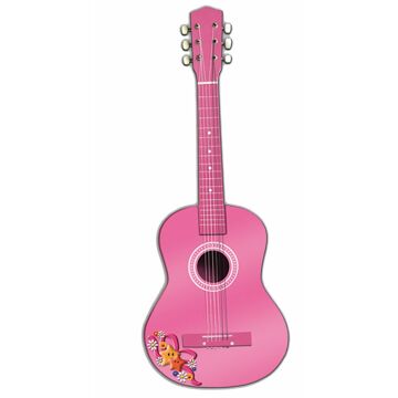 Guitarra Infantil Reig Cor de Rosa Madeira