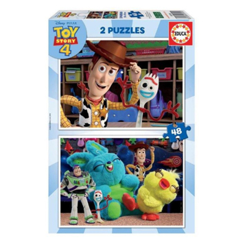 Set de 2 Puzzles Toy Story Ready To Play 48 Peças 28 X 20 cm