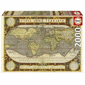 Puzzle Educa 2000 Peças Mapa