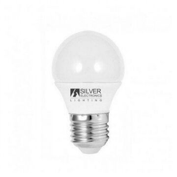 Lâmpada LED Esférica Silver Electronics Eco E27 5W Luz Branca