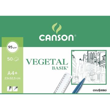 Almofada de Desenho Canson Papel Vegetal A4+ 50 Folhas (23 X 32,5 cm)