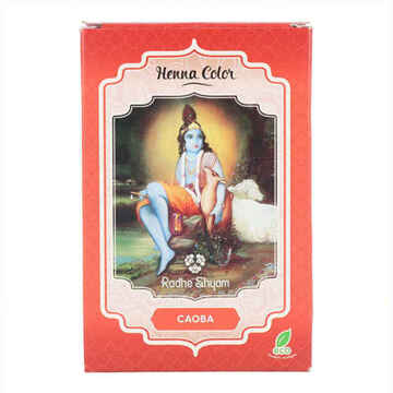 Coloração Semipermanente Henna Radhe Shyam Mogno (100 G)