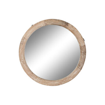 Espelho de Parede Home Esprit Natural Teca Madeira Reciclada Alpino 60 X 3 X 60 cm