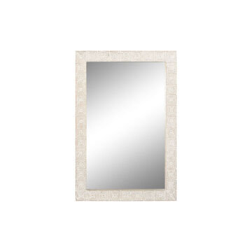 Espelho de Parede Home Esprit Branco Natural Madeira de Mangueira índio 94 X 3 X 140 cm