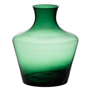 Vaso 21 X 21 X 25 cm Verde Vidro