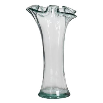 Vaso We Care Bege Vidro Reciclado 20 X 20 X 30 cm
