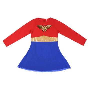 Vestido Wonder Woman Vermelho 6 Anos