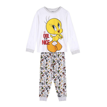 Pijama Infantil Looney Tunes Cinzento 6 Anos