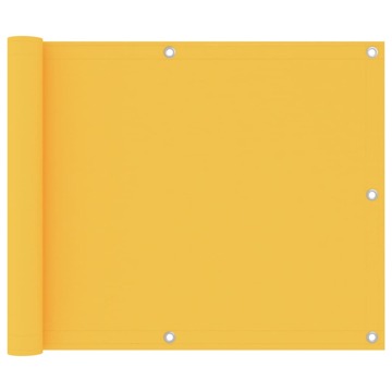 Tela de Varanda 75x500 cm Tecido Oxford Amarelo