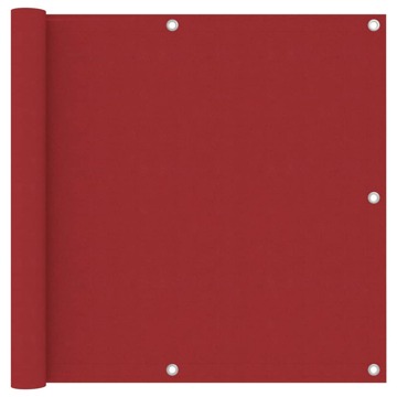 Tela de Varanda 90x500 cm Tecido Oxford Vermelho