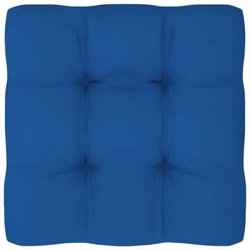 Almofadão para Sofá de Paletes 80x80x12 cm Azul-real