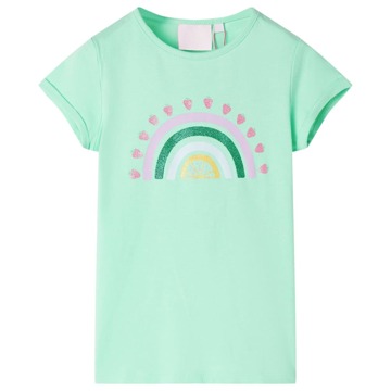 T-shirt Infantil Verde Brilhante 104
