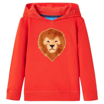 Sweatshirt para Criança com Capuz Vermelho 104